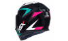 CAPACETE ASX EAGLE STREET PRETO TIFFANY/ROSA